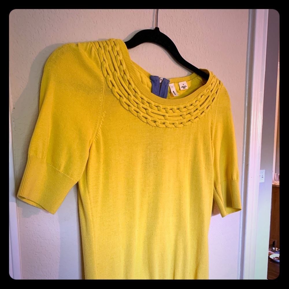 Sweet Sz. SM Anthropologie yellow top. 50s style